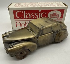 Banthrico Classic Antique Autos - 1941 Lincoln Cont.  Metal Car Coin Bank w/Box picture