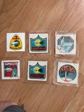 6 VINTAGE 1968 NASA SPACE PROGRAM APOLLO KELLOGGS Stickers/patch’s picture