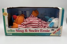 VINTAGE 1996 TYCO SESAME STREET SING & SNORE ERNIE - FACTORY SEALED BOX WORKS picture
