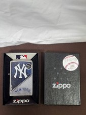 Vintage Zippo MLB New York Yankees Collectible Lighter, Sport Theme Collectible picture