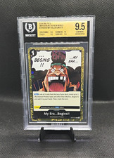 Beckett (BGS) 9.5 One Piece OP09-096 Blackbeard My Era...Begins picture
