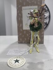 Mackenzie Childs Patience Brewster Krinkles Dash Away Prancer Ornament picture