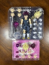 SH Figuarts Dragon Ball Z Black Hole Ultra Ego Vegeta Battle Damaged Black Gi picture