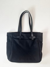 FILSON Mackinaw Wool Tote Bag Black USA Made Rare Excellent Used Unisex Japan picture