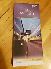 AAA IDAHO MONTANA State Travel Road Map Vacation Roadmap ID / MT 2021 picture