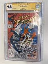 Web of Spiderman 36 1st Tombstone Signed by Conway CGC 9.8 Autographed Authentic picture