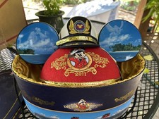 Disney Dream Inaugural 2011 - Mickey Captain Ear Hat 609/1250 (MINT) NIB picture