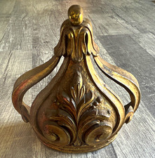 Vintage 1966 Syroco Gold Bed Crown Canopy Model 4000 Hollywood Regency Teester picture