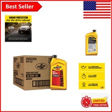Pennzoil High Mileage 10W-40 Motor Oil, 6 Quart Pack for Vehicles Over 75K Miles picture