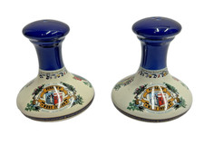 Vtg Pusser's of the West Indies porcelain salt & pepper shakers Virgin Islands picture