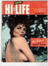 HI-LIFE Men's Magazine #6 July 1959 Figure Models, Shirley Hauser Fiction, Humor picture