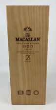 The Macallan 21 Year Old Scotch Whisky Fine Oak Wooden Box Empty picture