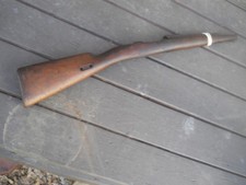 Chilean 1895 mauser short rifle stock w matching handguard 1895 crest cartouche picture