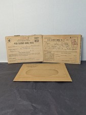 Vintage WWII 1943 War Ration Book No. 3 Unused Stamps OPA Historical Memorabilia picture