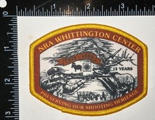 VINTAGE NRA Whittington Center 1973-1988 15 Years Ad Advertising Patch picture