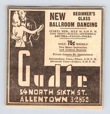 1946 GUDIE BALLROOM DANCING ALLENTOWN PA Vintage 4