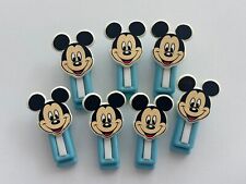 Vintage Disney Mickey Mouse Clothespins Clips picture