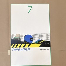 1998 Detroit Grand Prix Poster Vintage Racing picture