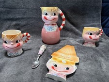 Vintage Imports Inc Yum-Ee-Yum Character by Ray Gee. Novelty Ceramic Pitcher  picture