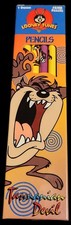 Vintage Looney Tunes No 2 Pencils Tasmanian Devil 1998 Pack of 12 NOS picture