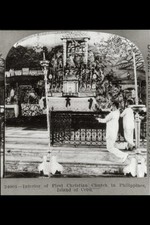 Photo:Cebu Philippines First Christian Church Interior c1919 Stereograph picture