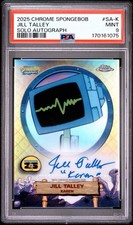 2025 Topps Chrome Spongebob 25th Anniversary Autographs Jill Talley #SA-K PSA 9 picture