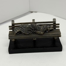 Timothy Schmalz Homeless Jesus Resin Bronze Finish Sculpture Statue Christian picture