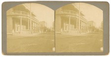 HAWAII STEREOVIEW - Honolulu - Post Office - OF Sampson c1898 RARE picture