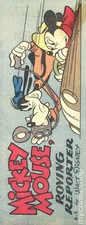 Mickey Mouse Roving Reporter Mini Comic #5 VG- 3.5 1950 Stock Image Low Grade picture
