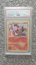 POKEMON CARD 2016 BLACK STAR VOLCANION HOLO PROMO STEAM SIEGE STAFF #XY145 PSA 9 picture