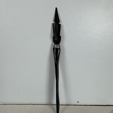 Vintage African Hand-Carved Wood Letter Opener Tribal Figure 10