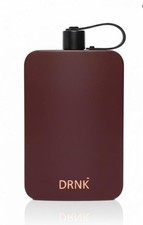 DRNK Steel Flat Water Bottle Shark Tank 17oz Truffle Peach BPA-Free picture