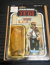 Kenner Star Wars ROTJ Prune Face Action Figure Carded 1983 Vintage damaged picture