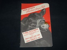 1952 TRI-STATE ABERDEEN-ANGUS BREEDERS' SALE CATALOG - SHELBY COUNTY - J 9109 picture