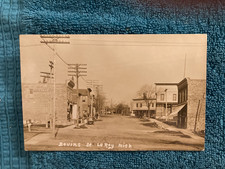 RPPC Bevins Street LeRoy Michigan Unposted c1910 picture