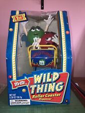 2002 M&M's WILD THING Roller Coaster Candy Dispenser MM Candy Co 2nd Edition NIB picture