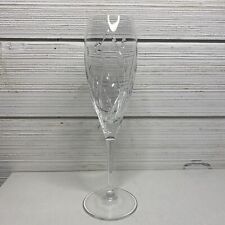 4 Beautiful VTG Noritake Moondust Crystal Champagne Flute Glasses - 9” picture