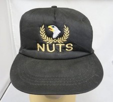 WW2 Tour Special Vets 'NUTS' 101st Airborne Bastogne Bt Bulge 44 WINTER BALL CAP picture