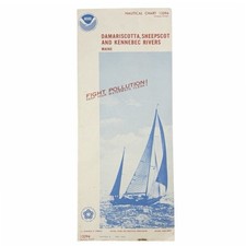 VTG NOAA Nautical Chart 13294 Maine Damariscotta Sheepscot Kennebec River picture