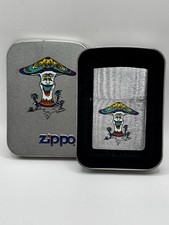 VINTAGE 1996 Zippo A.A.D.L.P. Earth Alert Mushroom Psychedelic Unfired NOS Tin picture