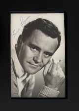 Jack Lemmon Iconic Film Actor, Framed Hand Signed Original Photo 15cmx10cm & COA picture