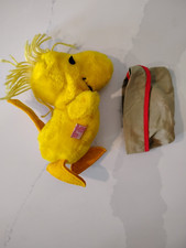 Vintage Butterfly Originals Peanuts Woodstock Camp Snoopy Bean Bag Doll 1972 picture