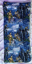 VTG 1979 Star Wars: The Empire Strikes Back  Sleeping Bag 65”x30”  Black Falcon picture