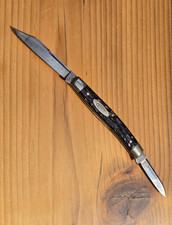 old CASE XX 1940-64 vintage Long Pull Rough Black Pocket Knife picture