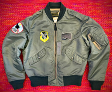 Skyline L-2b Flight Jacket USAF X-15 Edwards AFB Bomber Medium picture