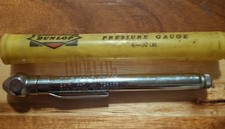 Vintage Dunlop G/6 Tire Pressure Gauge with Tube 6-50 lb Made in England  picture