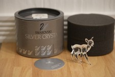 Swarovski Fawn Baby Deer Figurine A 7608 NR 000 002 picture