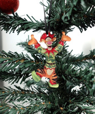 Disney Tigger Christmas Tree Ornament Winnie the Pooh Tiger Holiday Decor Elf 2D picture