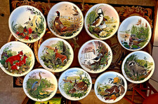11 Danbury Mint Gorham Collector Plates, Jo Polseno-Scenes from a Wooded Glen picture