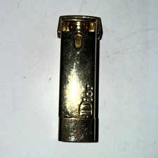 Vintage Christian Dior Gold Refillable Purse Perfume Atomizer Metal Case Spray picture